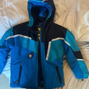 Obermeyer Blue and Black Kids Winter/Ski Jacket